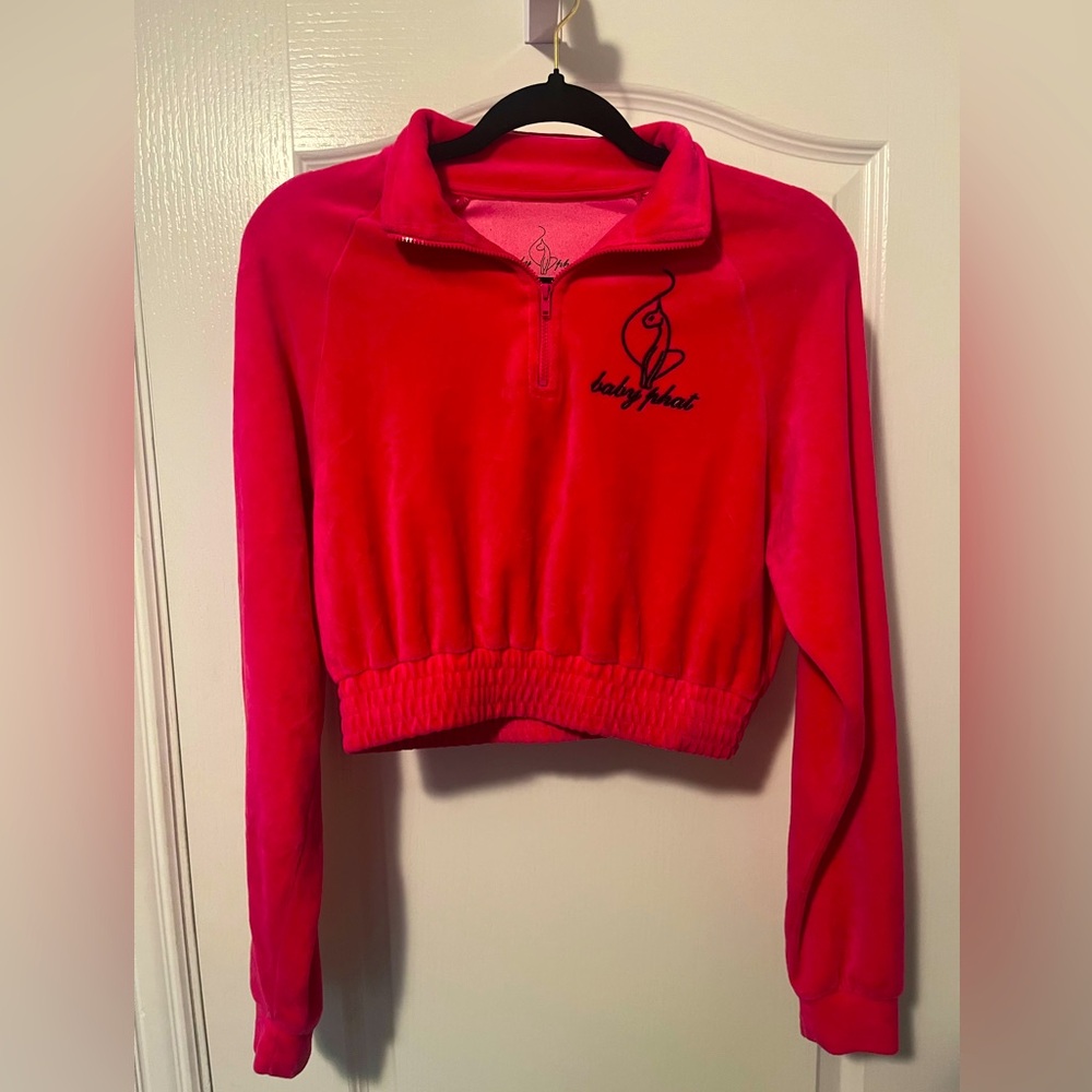 Baby Phat Pink Crop Sweater